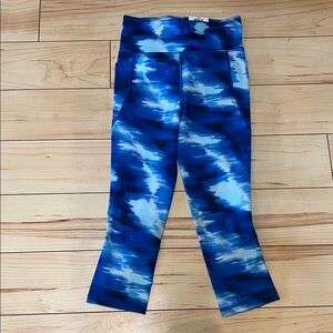 Ideology Blue Tie-Dye Leggings